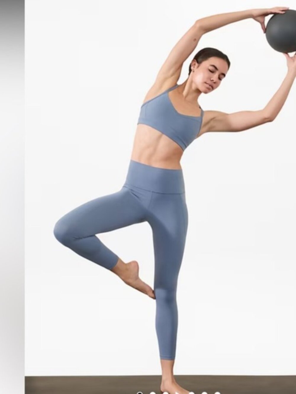 Athleta Elation Ultra High Rise 7/8 Leggings – Size L, Shadow Blue